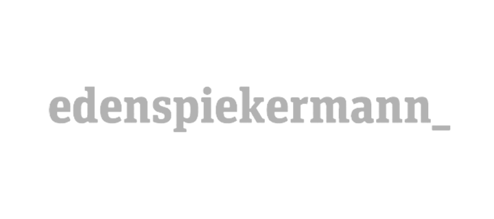 Client Logo Edenspiekermann grau
